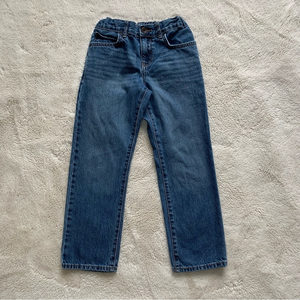 The Children’s Place Girls Straight Blue Jeans Size 7 Husky‎